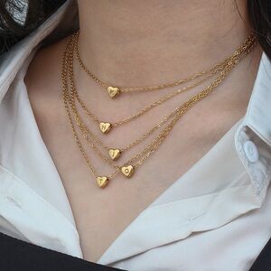 Letter Necklace _ Heart Shape